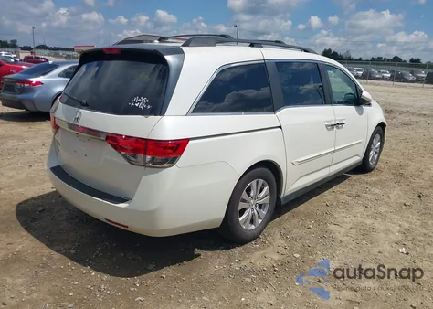 2014 Honda Odyssey Ex-L z USA, uszkodzony, nr VIN 5FNRL5H62EB008386